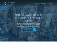 Tablet Screenshot of carmelpartners.com